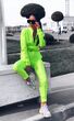 Салатовый спортивный костюм