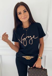 Чёрная футболка vаyage