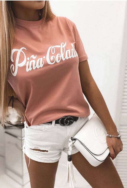 Футболка женская "Pina-Colada"