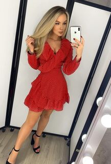 Платье на запах