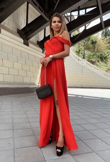 Длинное красивое платье